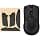 kwmobile Anti Slip Tape Compatible with Razer Viper V2 Pro Non-Slip Tape - PU Leather Band for Gaming Mouse - Black - Image 2