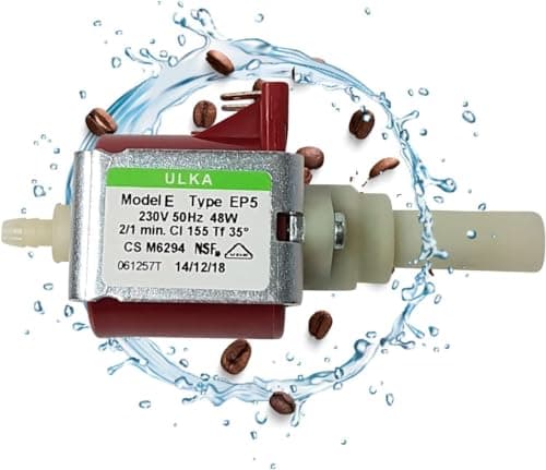Lichtblau Pompe à eau Ulka EP5 48W 230V I Pour Whirlpool Bauknecht 481236018581, DeLonghi 5132106900, Indesit-Company C00312985 & Philips 422245945091 I Pour machine à café automatique - Image 2