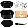 Air fryer accessories Square 5.5L, Accessories for electric oil free fryer XXL accessories air fryer accessories for airfryer cosori 5.5L, philips 6,2L, Aigostar 7L - Image 3