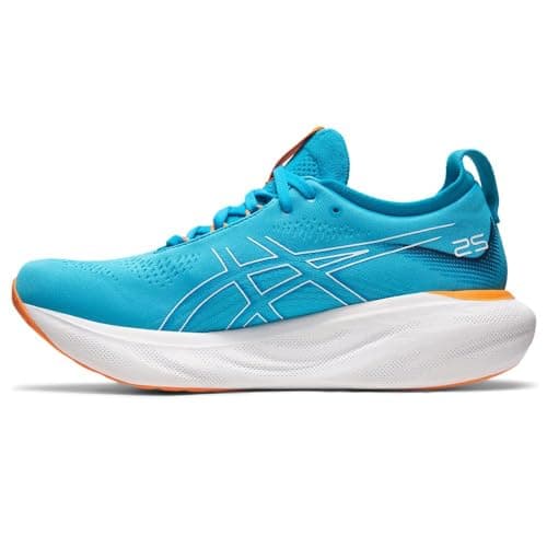 ASICS Nimbus 25 Chaussure de Course sur Route pour Homme Azur Blanc - Image 4