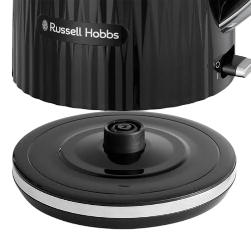 Russell Hobbs Eden 27361-70 Electric Kettle (Hot Water, Tea, Coffee, 1.7 L, Pressure Opening Lid, Perfect Pouring Spout, Removable and Washable Filter, Indicator Light, Black, 2400W) - Image 4