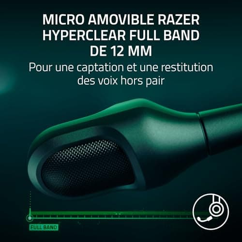 Razer BlackShark V3 Pro - Wireless ANC Headset for Esports - Active Cancellation - 50mm Speakers - Removable HyperClear Mic - Wireless 2.4GHz & Bluetooth - FPS - PC/Mac | Black - Image 6