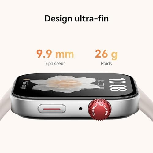 HUAWEI Watch FIT 3, 1.82" AMOLED Display, Ultra-Thin Design, Versatile Fitness Management, Full Health Management, Long Life Battery, iOS & Android, GPS, Moon White - Image 5