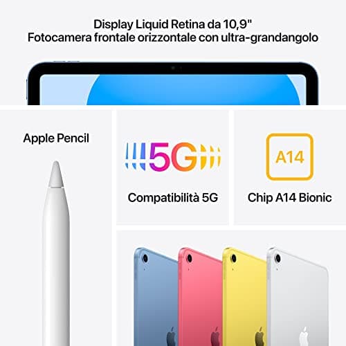 Apple IPAD 10TH Generation (2022) MQ6L3TY/A 64GB WiFi+Cellular 10.9" Yellow (Refurbished) - Image 4