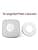 Bracket for Google Nest Protect 2 Wall Ceiling Replacement Part Fire Sensor Mount Mount for Google Nest Bracket Plastic Mounting Plate - Image 6
