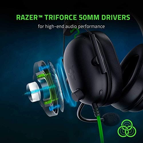 Razer BlackShark V2 X Gaming Headphones: 7.1 Surround Sound 50mm Memory Foam Driver - PC, PS4, PS5, Nintendo Switch, Xbox One, Xbox Series X & S, Mobile - 3.5mm Jack Black - Image 3