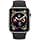 Apple Watch Series 4 (GPS + Cellular, 44MM) - Black Stainless Steel Case with Black Sports Strap (Refurbished) - Image 3