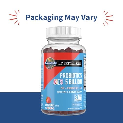 Garden of Life Dr. Formulated Probiotics Kids 5 Billion Gummies, Strawberry - 60 gummies - Image 3