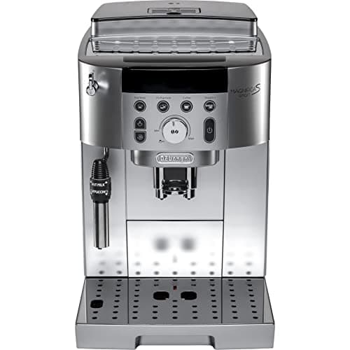 De'Longhi Magnifica S Smart ECAM250.​31.​SB, Automatic Coffee Machine with Milk Frother, Compact Size Cup Grain Machine, Manual Milk Frother, 4 One-Touch Recipes, Silver Black - Image 3