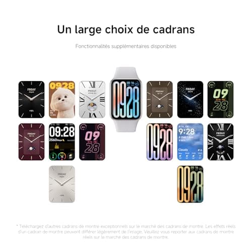 XIAOMI Smart Band 9 Pro, Sports Tracker, 1.74" Screen with Ultra-Thin Edges, 21 Days Battery Life, Improved Sleep Tracking, 150 Sports Modes, 5ATM, Compatible with Android and iOS, Dusty Pink - Image 7