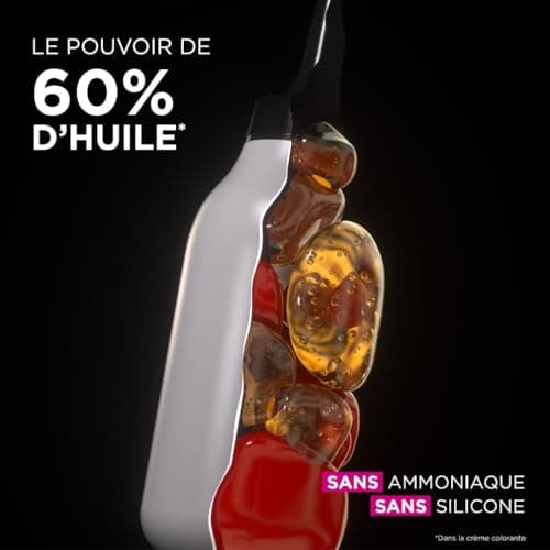 Garnier Coloration Permanente - Sans Ammoniaque - Aux Huiles Naturelles de Fleurs - Marron Glacé (4.15) - Olia - Image 5