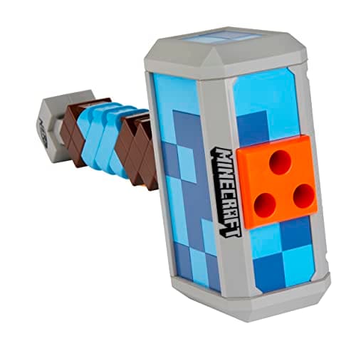 Nerf Minecraft, marteau lance-fléchettes Stormlander, tire 3 fléchettes, inclut 3 fléchettes Nerf Elite officielles - Image 4