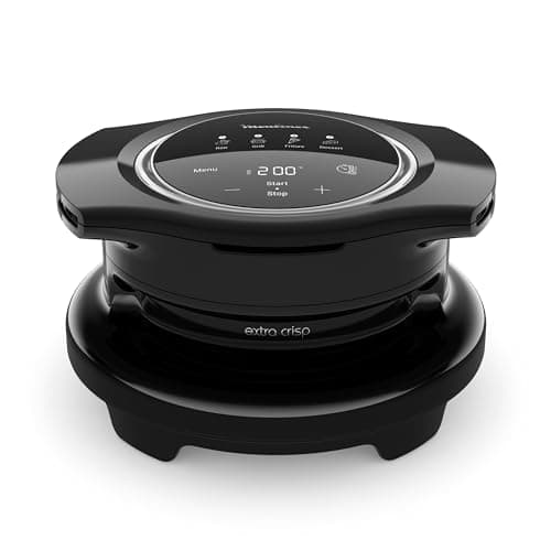 Moulinex Extra Crisp Cookeo, Air Fryer Lid, Crisp Recipes, Oil-Free Cooking, 4 Programmes, Adjustable Temperature, Compatible with Cookeo 6 L, Black EZ150800 - Image 5