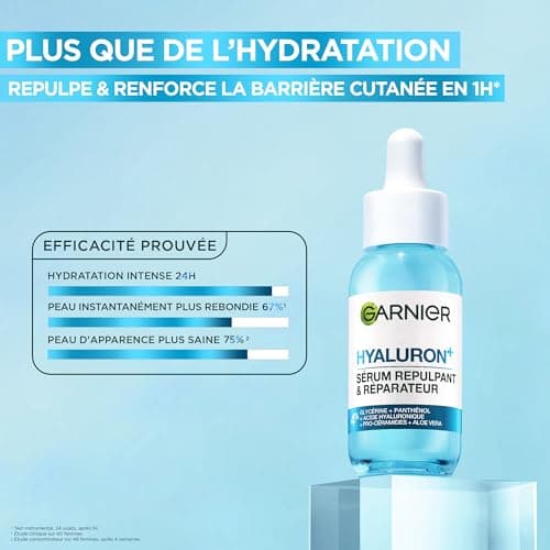 Garnier SkinActive - Sérum Gel Repulpant Hyaluronic Aloe - Soin Enrichi en Acide Hyaluronique et Aloe Vera - Pour Tous Types de Peaux - 30 ml - Image 3