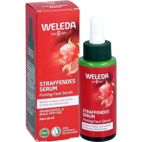WELEDA straffendes Serum Granatapfel & Maca-Peptide mindert Falten & strafft, 30 ml Solution - Image 4