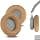 Geekria Elite Sheepskin Replacement Earbuds for Bang & Olufsen Beoplay H9, H9i, H7 Headphones Ear Pads Cushions Repair Parts (Brown) - Image 2