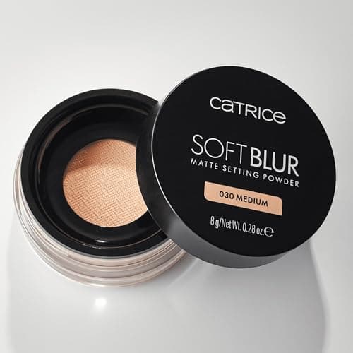 Catrice Soft Blur Matte Setting Powder 030 Medium, fini mat, poudre respirante, longue tenue, pour fixer le maquillage, formule légère, 8g - Image 3