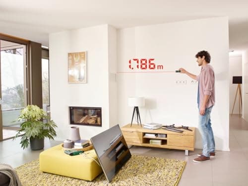 Télémètre laser Bosch EasyDistance 20 (mesure facile et précise jusqu'à 20 m, format de poche, commande à un bouton, dans une boîte en carton e-commerce) - Image 4
