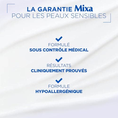 Mixa Expert Peau Sensible - Crème Panthénol Confort - Anti-Démangeaisons - Peaux Très Sèches et Réactives - Visage, Corps, Mains - Bébé, Enfant, Adulte Hypoallergénique - Sans Parfum - 400ml - Image 7