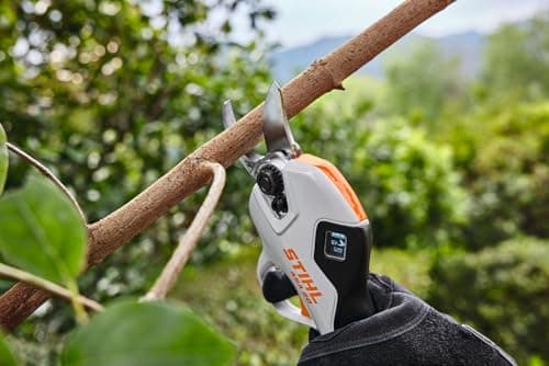 STIHL Kit ASA 20 avec chargeur AL 1 et batterie AS 2 - Ciseaux sans fil professionnels - Coupe progressive - Réglage de l'ouverture de la lame - Écran OLED - Image 5
