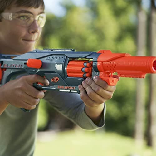 Nerf Elite 2.0, blaster Eaglepoint RD-8, barillet 8 fléchettes, viseur et canon amovibles, 16 fléchettes Nerf Elite officielles - Image 6
