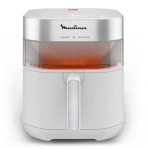 Moulinex Easy Fry Infrared 7L, Air Fryer, Exclusive Infrared Technology, Faster, More Even, Large Capacity, EZ831GF0, Nude Grey - Image 2