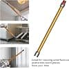 Telescopic Tube for Dyson V7 V8 V10 V11 V15, Telescopic Quick Release Handle for Dyson Vacuum Cleaner Extension Tube Accessory 72 cm - Orange - Image 7