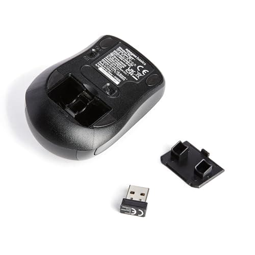 Amazon Basics Wireless Computer Mouse with USB Nano Receiver - Black - Image 5