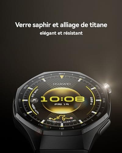 HUAWEI Watch GT 6 Pro GPS 46mm Smartwatches, 1.47 Inch AMOLED Display, Up to 21 Days Battery Life, Professional Cycling, Works with iOS and Android, ECG Analysis, Black - Image 8