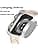 HANKN 2 Pieces Hard Case for Apple Watch Series 6 5 4 SE 40mm Tempered Glass Screen Protector Shockproof iWatch Case, 40mm, Transparent x 2 - Image 4
