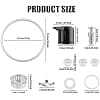 Instant Pot Duo 8-Qt Replacement Parts Set, 9.25" and 10" Diameter Interior and Exterior Silicone Gasket Seal for Pressure Cooker Accessories Kitchen Essentials - Image 3