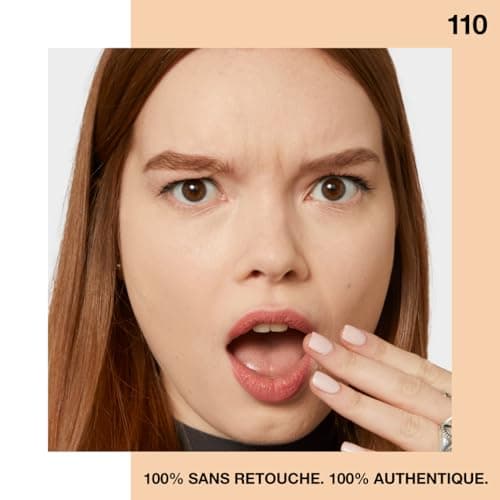 Maybelline New York - Fond de Teint Fluide Fit Me! Matte & Poreless - Peaux normales à grasses - Teinte : 110 Porcelaine - 30 ml - Image 4