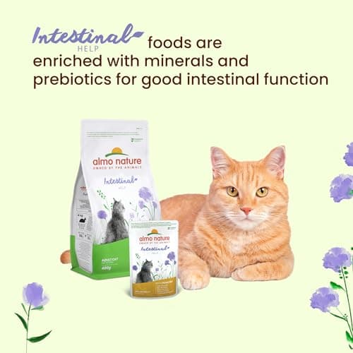 Almo Nature Functional - Intestinal Help - Wet Food for Adult and Mature Cats with Intestinal Sensitivity - Poultry - Microbiota Support - 70 g (Pack of 30) - Image 4