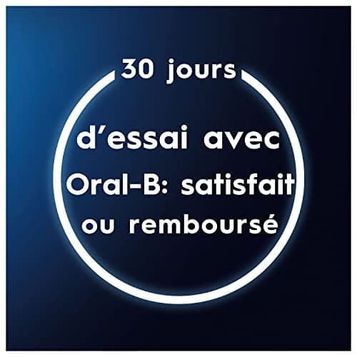 Oral-B Pro 1 Brosse À Dents Électrique Bleue, Un Capteur De Pression Pour Protéger Les Gencives Et Les Dents Sensibles, Avec Des Accessoires, 1 Brossette De Rechange, Douce Et Ronde, 1 Chargeur - Image 8