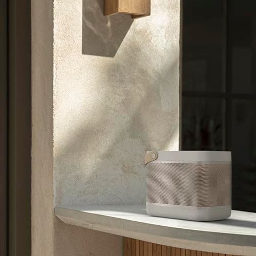 Bang & Olufsen Beolit 20 – Powerful Portable Bluetooth Speaker with 360° Sound, Wireless Speaker for Home and Outdoor with Built-in Qi Wireless Charging Base for Smartphone – Grey - Image 5