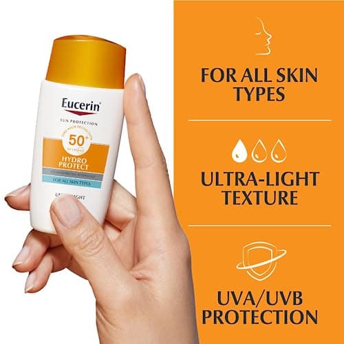 Eucerin Sun Face Hydro Protect Ultra Light Fluid Spf50 50ml - Image 5