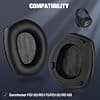 Yizhet Ear Pads Foam Cushions Compatible with Sennheiser RS165 RS175 RS185 RS195 Headphones (Black) - Image 3
