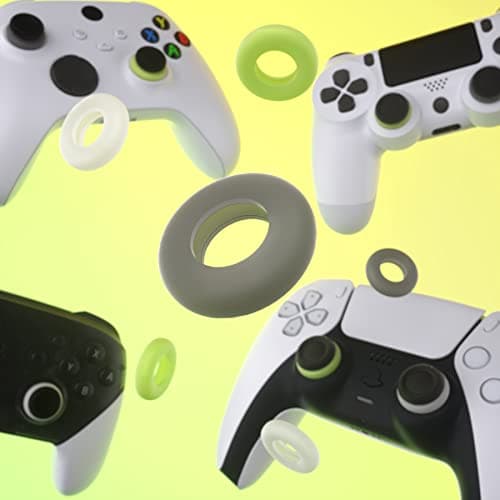 playvital 6pcs Precision Rings Precision Rings for ps5 BuffeRings Aim Assist Motion Control for ps4/Xbox X S/Xbox One/Xbox 360/Switch Pro/Steam Deck,Analog Stick Accessories for ps5 - Image 6