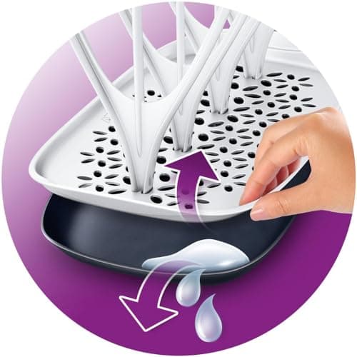 Philips Avent Design Drainer for 8 Bottles Black and White (Model SCF149/00) - Image 5