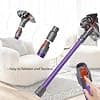 Telescopic Tube for Dyson V7 V8 V10 V11 V15, Telescopic Quick Release Handle for Dyson Vacuum Cleaner Extension Tube Accessory 72 cm - Purple - Image 5
