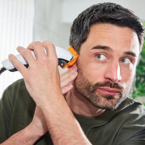 Remington Hair Clipper [Family Ideal] ColorCut (Easy Use, Self-Sharpening Stainless Steel Blades, AC, 11 Coloured Combs 1.5-25 mm, Comb, Scissors) HC5035 Trimmer - Image 3