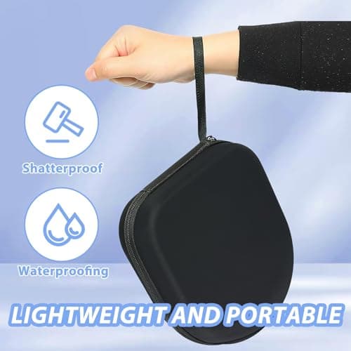 Headphone Case, Heavy Duty Headphone Carrying Case Compatible with Sony MDR-XFB950BT, MDRZX310, MDRZX330, COWIN E7, Bose QC25, Grado SR80, Heavy Duty Nylon, Black, Universal Size - Image 4