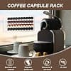 Coffee Capsules Stand for Storage Capsule Nespresso, 40.5 x 22 cm Stainless Steel Capsule Holder, 3 m Adhesive Tape Coffee Pod Organizer Stand, for Storage of 40 Coffee Capsules - Image 6