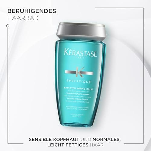 Kérastase, Specific, Hydra-Soothing Shampoo, For Sensitive Scalp, Bain Vital Dermo-Calm - Image 4