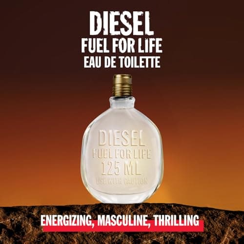 Diesel Fuel for Life, Eau de Toilette Spray for Men, Sensual Fragrance, 50 ml - Image 4