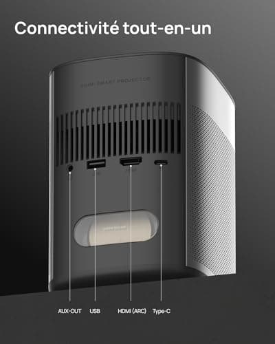 XGIMI MoGo 2 Pro (New) 1080P Portable Video Projector, Compatible with Google TV & Netflix, 430 Lumens ISO, 2X8W Speakers, Compatible with 4K, Autofocus, Smart Eye Protection - Image 8