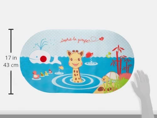SOPHIE LA GIRAFE - Sophie la Girafe water mat with temperature indicator - baby bath mat - baby toy - non-slip 70 x 39 x 1 cm - Image 6