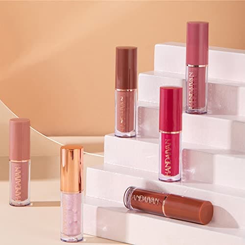 Rouge à lèvres, 12 Couleurs Rouge à Lèvres Liquide Mat, ensemble de rouge à lèvres liquide imperméable et durable, mat rouge à lèvres nude ensemble velouté longue durée antiadhésif tasse - Image 7
