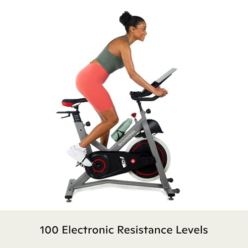 Schwinn IC3.5 Smart Exercise Bike - Indoor Bike with 100 Levels of Electronic Resistance, SPD Pedals, Bluetooth FTMS Compatible with Zwift, JRNY, Peloton, Kinomap - Image 7