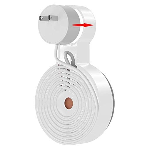 Baaletc Outlet Wall Hanger for Google Home Mini/Google Nest Mini (2nd Gen) Voice Assistants, Wall Mount Stand Holder for Home Voice Assistants, Cable Cover for Home Mini - Image 7